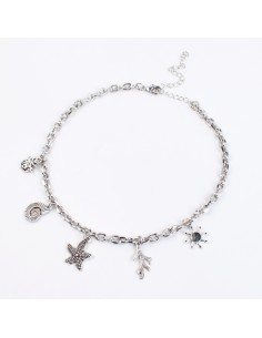 Collar Multi Charms Sea