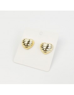 Aro Heart Striped Gold