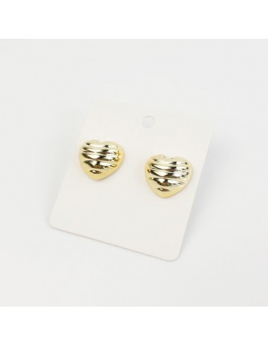 Aro Heart Striped Gold