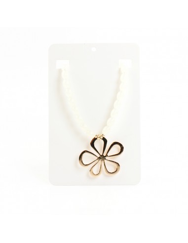 Collar Flexible Gold Flower