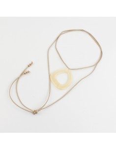 Collar de Gamuza Organic Acrylic