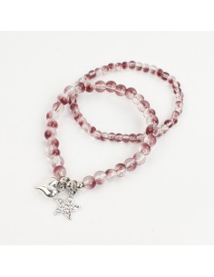 Set Pulseras Elásticas Silver Shine