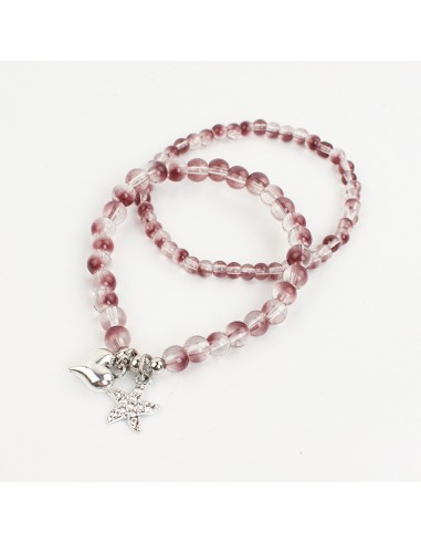 Set Pulseras Elásticas Silver Shine