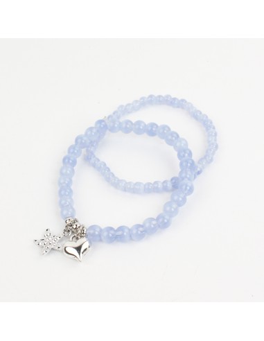 Set Pulseras Elásticas Silver Shine