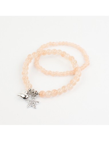 Set Pulseras Elásticas Silver Shine