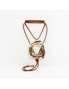 Collar de Gamuza Geometric