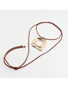 Collar de Gamuza Geometric