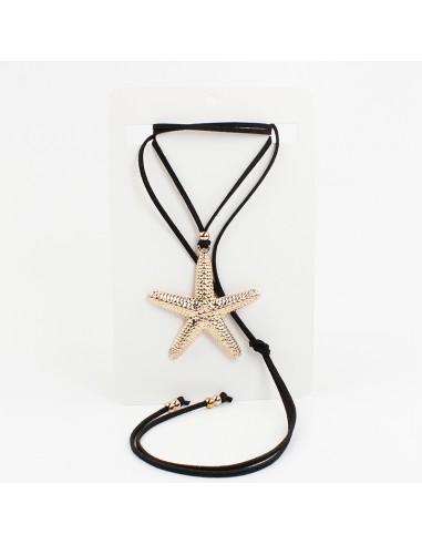 Collar de Gamuza Gold Summer Star