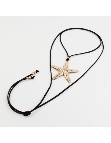 Collar de Gamuza Gold Summer Star