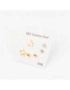 Set Mini Acero Zella Gold (J7681)