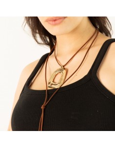 Collar de Gamuza Geometric