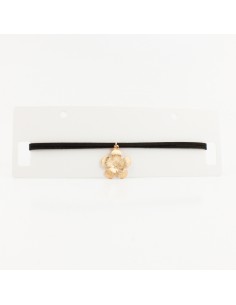 Choker de Gamuza Fancy Flower