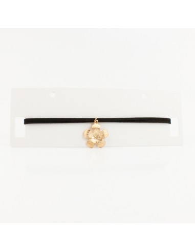 Choker de Gamuza Fancy Flower