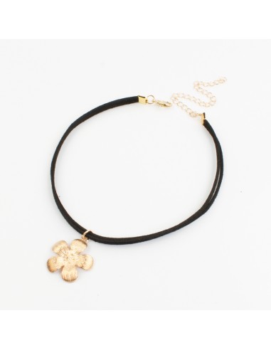 Choker de Gamuza Fancy Flower