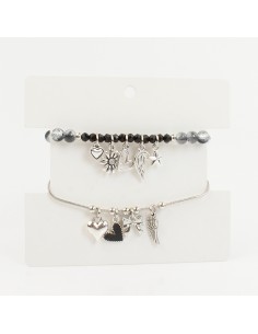 Set Pulseras Chain Charms