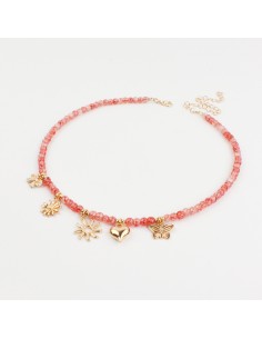 Collar Multicharms Flexible Spring Love