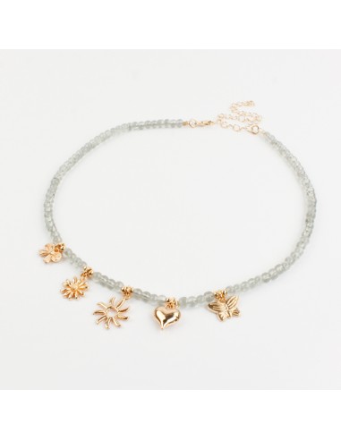 Collar Multicharms Flexible Spring Love