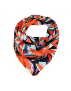 Pañuelo Lirio Noche 70x70