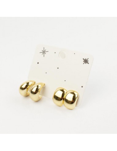 Set x2 Aros CCB Trendy Gold