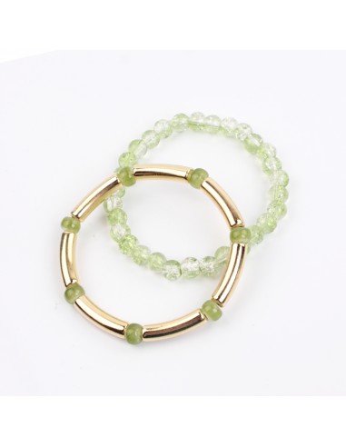 Set x2 Pulseras Elásticas Fresh Glow