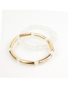 Set x2 Pulseras Elásticas Fresh Glow