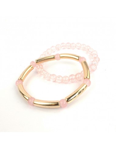 Set x2 Pulseras Elásticas Fresh Glow