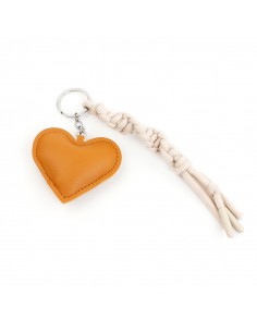 Llavero Leather Heart