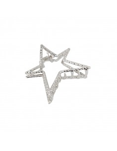Broche Metal Star Silver