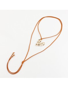 Collar de Gamuza Love Heart