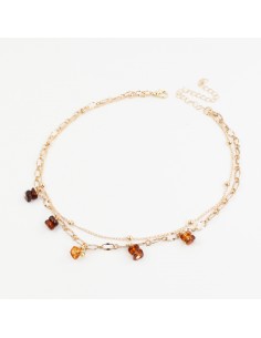 Collar de Cadena Amber Glow