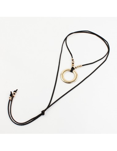 Collar de Gamuza New Circle Gold