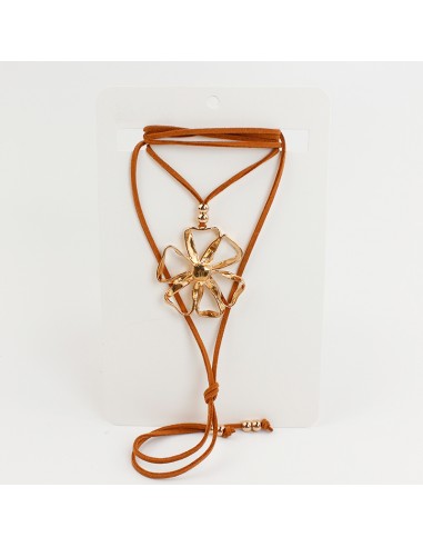 Collar de Gamuza Empty Flower