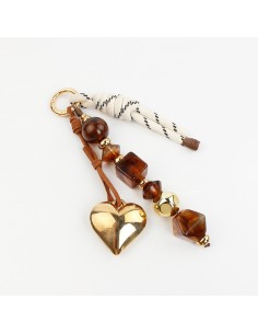 Llavero Bagcharm Caramel Love