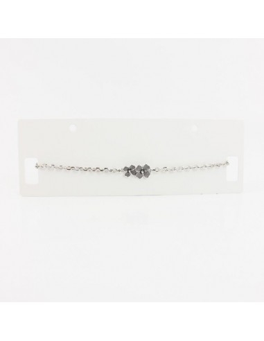 Choker de Cadena Silver Flowers