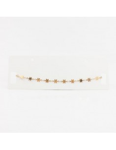 Choker de Cadena Flowers Golden