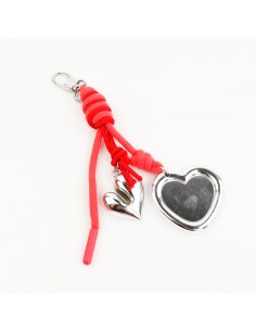 Llavero Bagcharm Silver Love