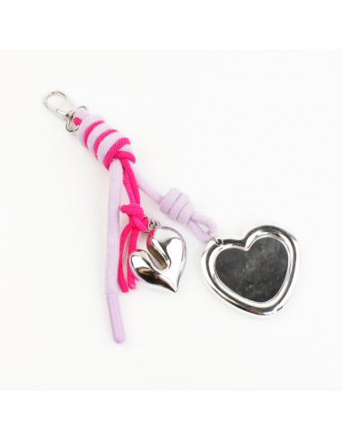 Llavero Bagcharm Silver Love