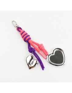 Llavero Bagcharm Silver Love