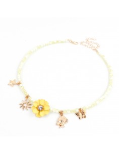 Collar Multicharms Flexible Sea Garden