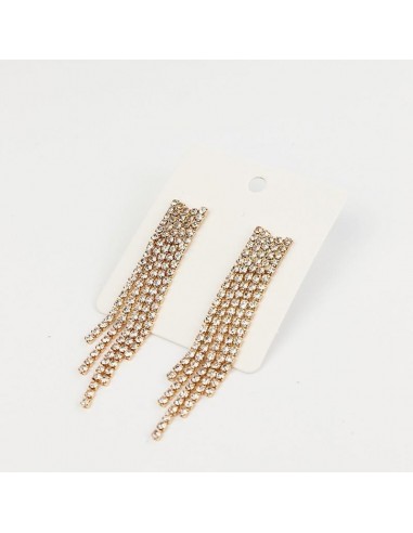 Aro de Strass Shimmering Cube Gold