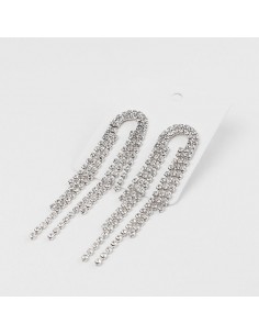 Aro de Strass Silver Curve