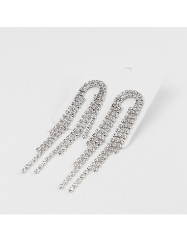 Aro de Strass Silver Curve