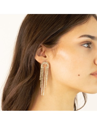 Aro de Strass Gold Curve