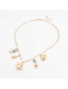Collar Multicharms de Cadena Sea Splash