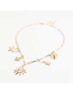 Collar Multicharms de Cadena Sea Splash