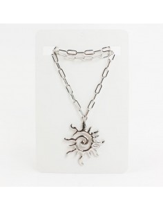 Collar de Cadena Silver Sun