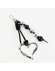 Llavero Bagcharm Disco Heart