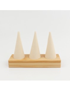 Exhibidor de Anillos Triple