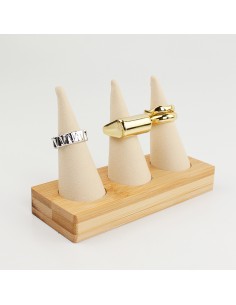 Exhibidor de Anillos Triple