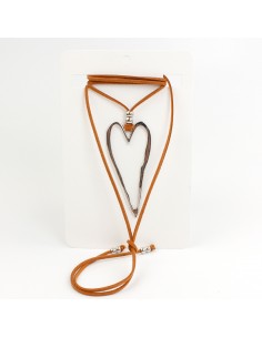 Collar de Gamuza Silver Love